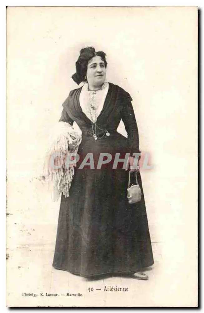 Arlésienne — Phototyp. E. Lacour — Marsylia, n°30 - Awers