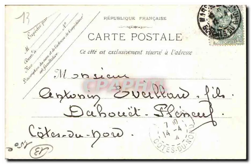 Arlésienne — Phototyp. E. Lacour — Marsylia, n°30 - Rewers