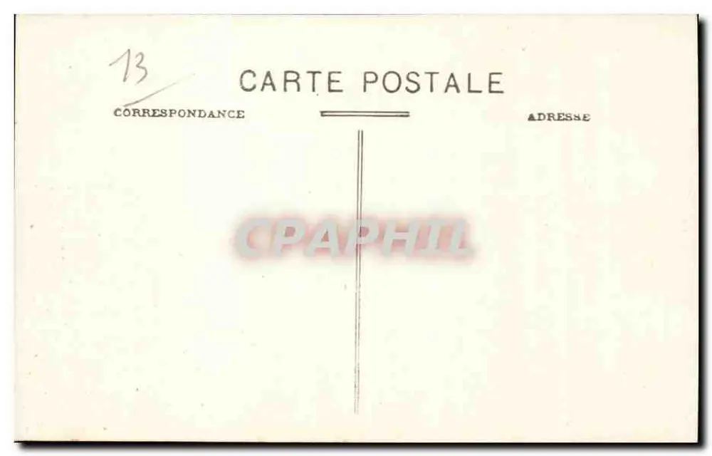 Arles - O Palácio Constantino — vista das ruínas do edifício antigo com arcadas e telhado de tijolos - Verso