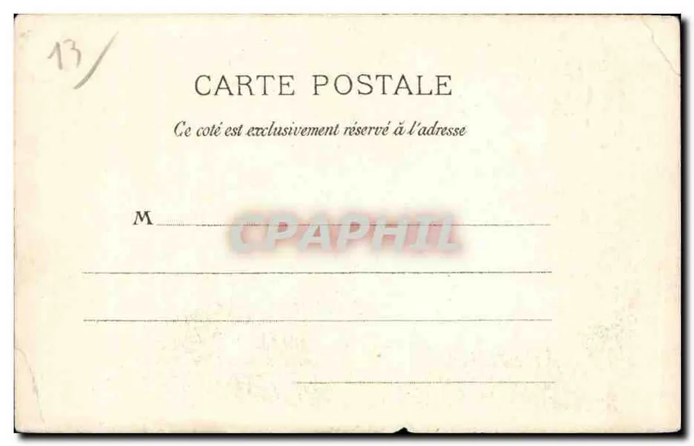 Arles — Arlésienne am Alyscamps — Jean Aicard, Kunstansichtskarte n° 35, Paris - Rückseite