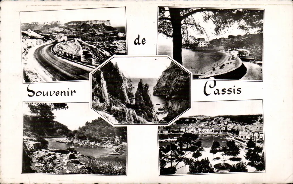 Cassis — Lembrete de Cassis — Éditions de la Libération, Marselha - Frente