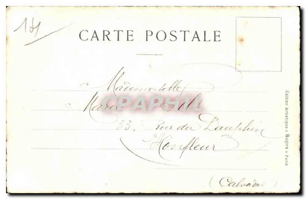Castelo de Lion-sur-Mer (Calvados) — Século XVI — Edição Artística Supra - Verso