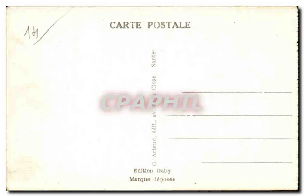 Lion-sur-Mer - Hermanville (Calvados) — Die Strand — Gaby - Rückseite