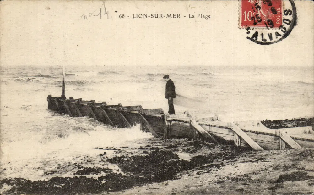 Lion-sur-Mer — A Praia — Editor Salvados, n°68 - Frente