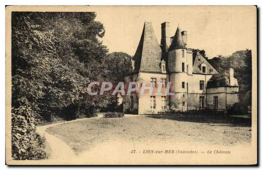 LION-sur-MER (Calvados) — O Castelo — G. Artaud, editor - Frente