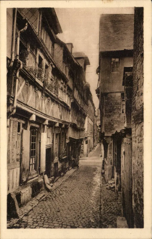 Lisieux — A Rue de la Paix — Cartas 'La Cigogne', Deauville - Frente