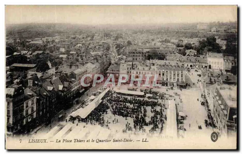 Lisieux — Place Thiers und Viertel Saint-Désir — LL. - Vorderseite