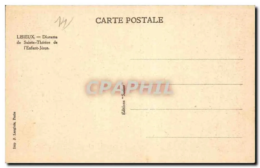 Novize mit 16 Jahren — Szene 11 — Éditions J. Langlois, Paris - Rückseite