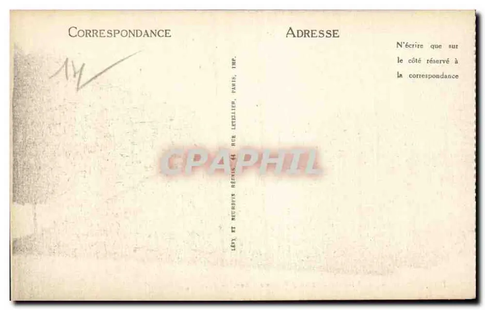 Lisieux — Alte Häuser, Rue au Char — LL - Rückseite