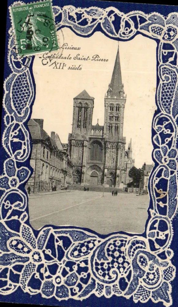 Lisieux — Cathédrale Saint-Pierre du XIIe siècle — Édition Bobo - Lisieux - Recto