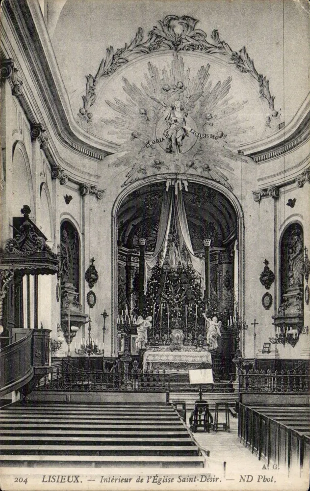 Lisieux — Innenansicht der Kirche Saint-Désir — ND Pbot. - Vorderseite