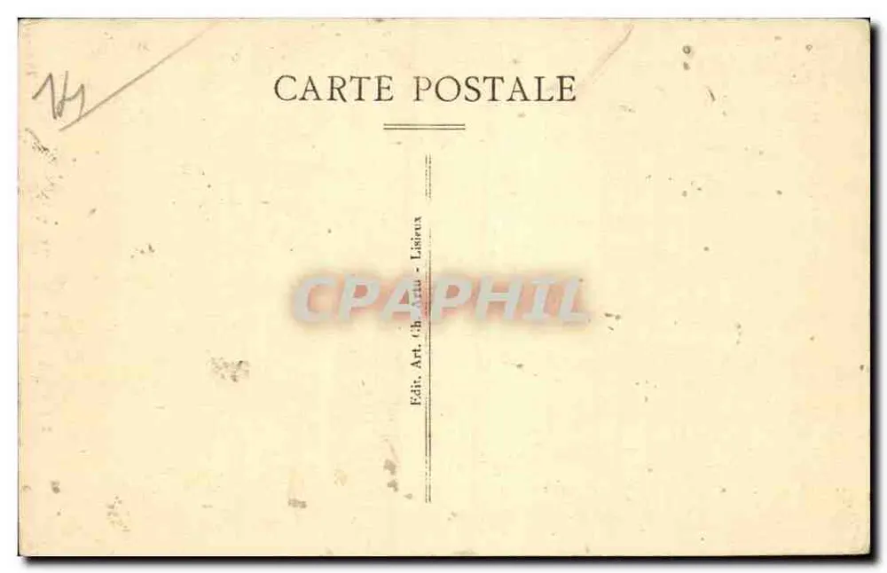 Lisieux — Rue aux Fèvres St-Jacques — Éditeur Art. (Ch. Art. - Lisieux) n°2 - Verso