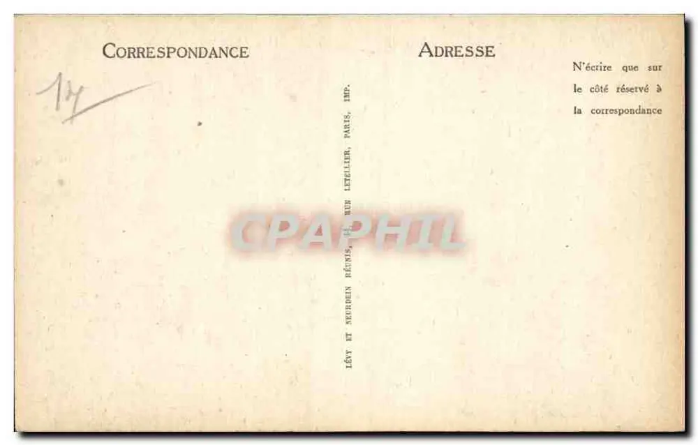 Lisieux — Alte Häuser der Rue aux Fèvres (16. Jahrhundert) — Verlag Maurice Duvey - Lisieux - Rückseite