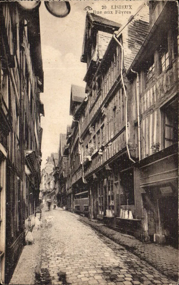 Lisieux — Rue aux Fèyres — Atelier des Arts Photographiques, Straßburg - Vorderseite