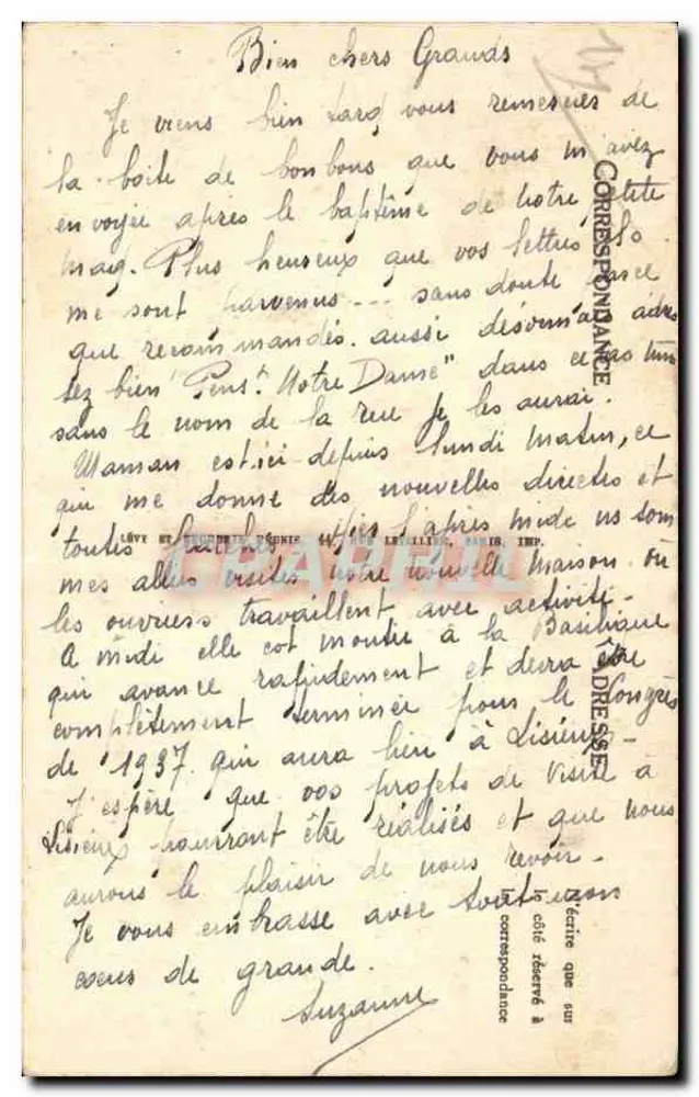 Lisieux — Alte Häuser, Place Victor-Hugo — Künstlerische Ausgabe von Paul Mir. Lisieux — n° 94 - Rückseite