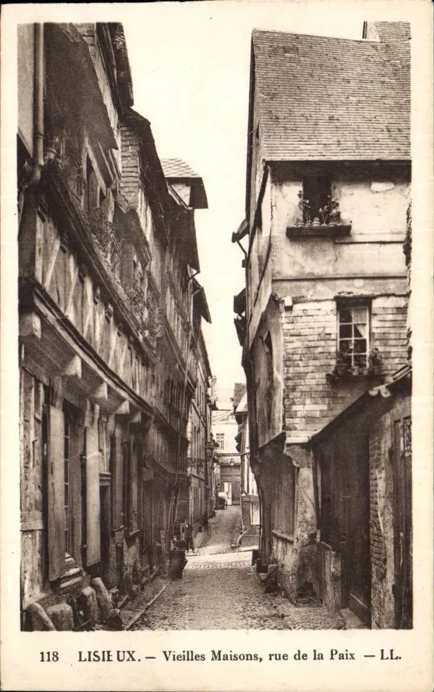 Lisieux — Alte Häuser, rue de la Paix — LL. — Nr. 118 - Vorderseite