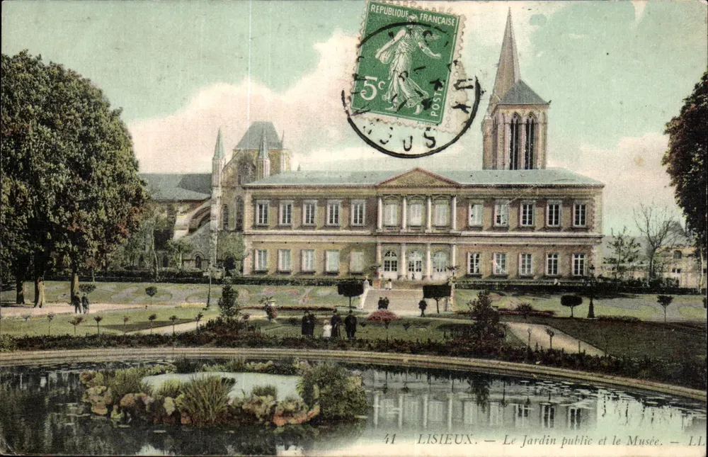 Lisieux — El Jardín público y el Museo — L.L. - Anverso
