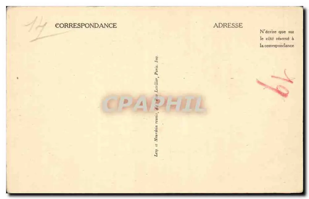 Lisieux — Alte Häuser, Rue de la Paix — L.L. n°118 - Rückseite