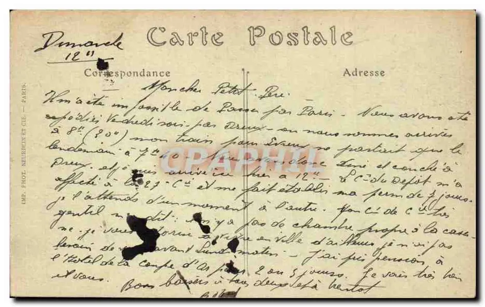 Lisieux — La Caserne Delaunay — ND. Phot. - Rückseite