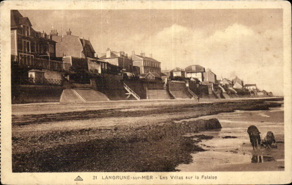 Langrune-sur-Mer — Villen am Kliff — Sonderausgabe - Au Gagne Petit - Vorderseite