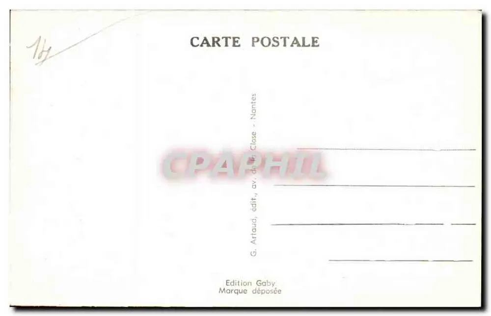 Langrune-sur-Mer (Calvados) — A Praia — Gaby, n°28 - Verso