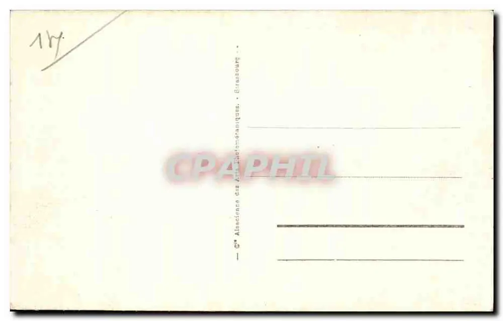 Langrune - Efeito de contraluz — editor Bilhete postal antigo - Verso