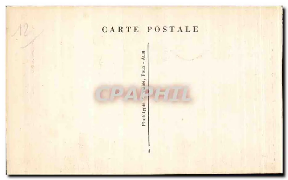 Villefranche-de-Rouergue — L’Hospice (antigua Cartuja) — Pequeño Claustro, Lavabo — L’Aveyron Illustré 35 - Reverso