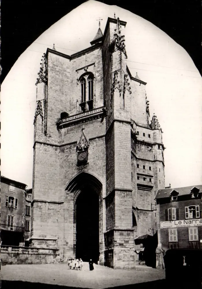 Villefranche-de-Rouergue — Kirchturm Notre-Dame (1336) — Imp. Le Narra - Vorderseite