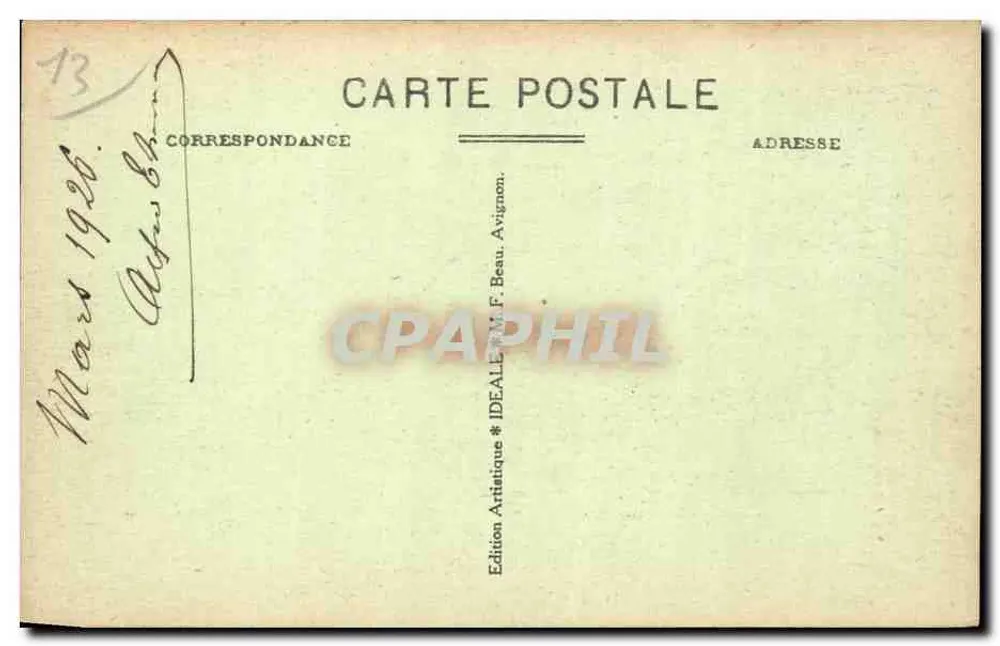 Arles-en-Provence — Ausgang der Arenen an einem Tag der Corrida de Muerte — Edition IDEALE - Rückseite