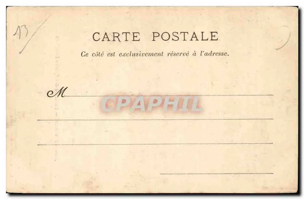 Aix-en-Provence — Fontäne der vier Delfine — G. Martlinet, Verlag — Jouven, Foto - Rückseite