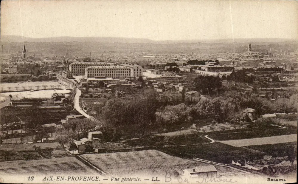 Aix-en-Provence — Vista geral — LL. Bon Rhône — Selecta - Frente