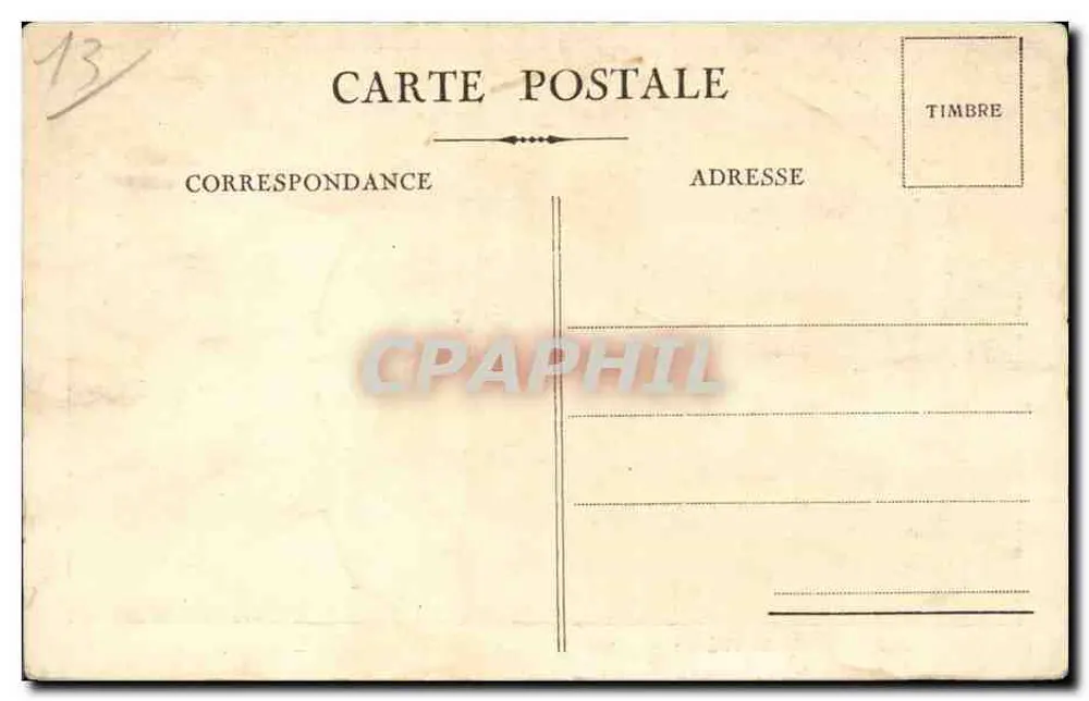 Aix-en-Provence — Banhos da Renascença — « Jardim » - Verso