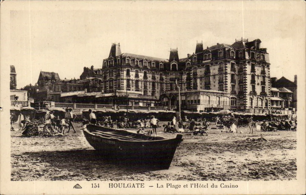 Houlgate — Strand und Hotel des Casinos - Vorderseite