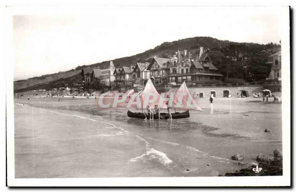 Houlgate — Blick auf den Strand und den Bois de Boulogne — C.A.P. (201) - Vorderseite
