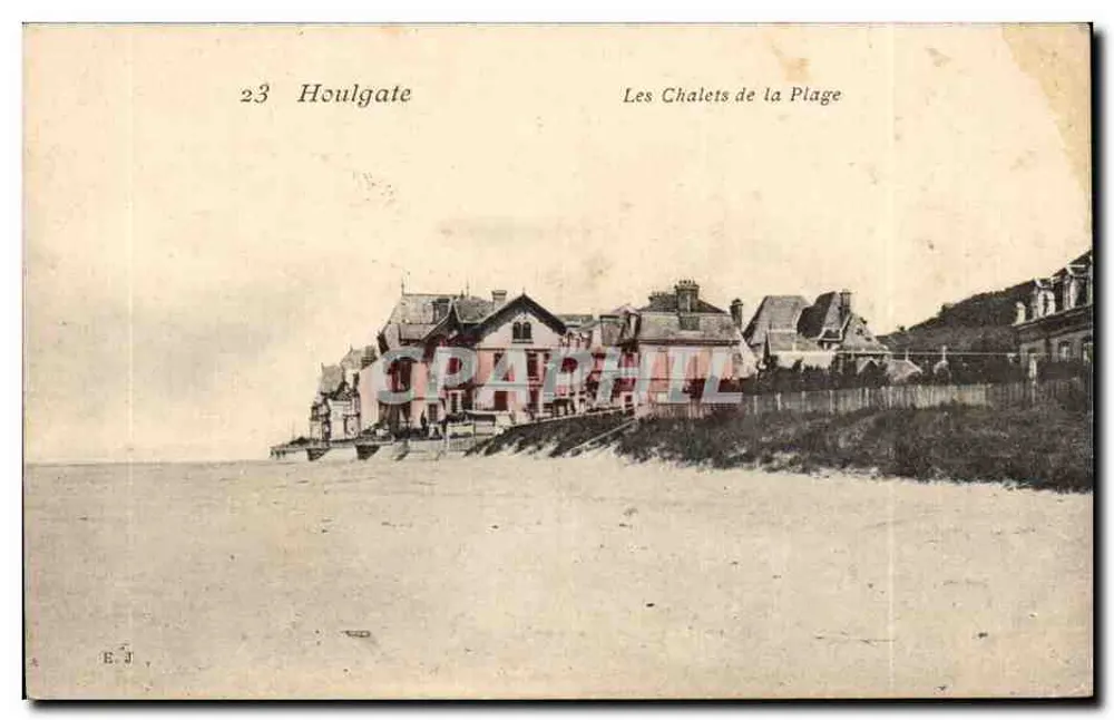 Houlgate — Os Chalets da Praia — E.J. n°23 - Frente