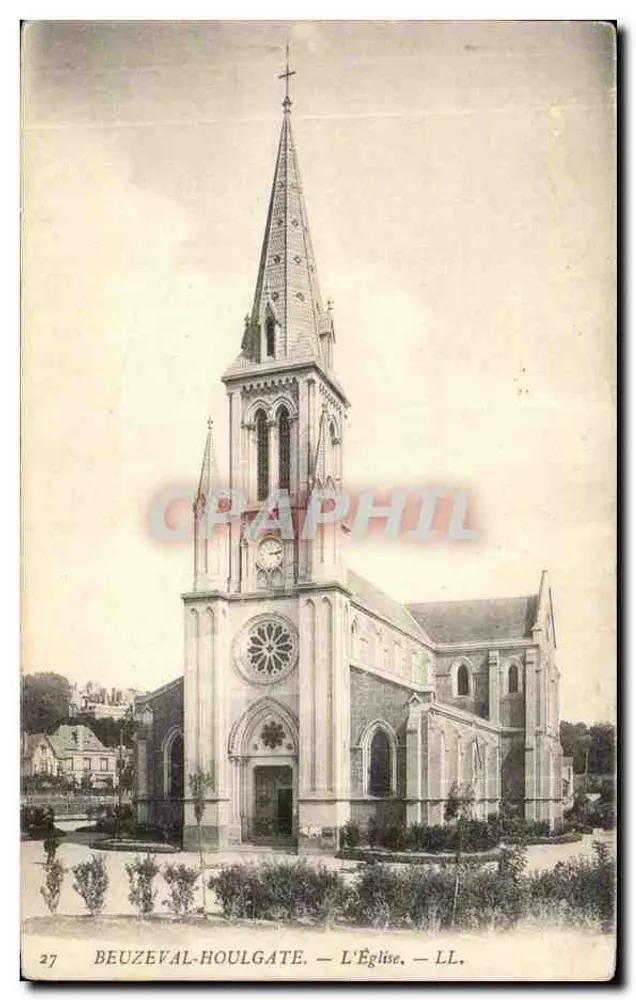 Beuzeval-Houlgate — A Igreja — LL. - Frente