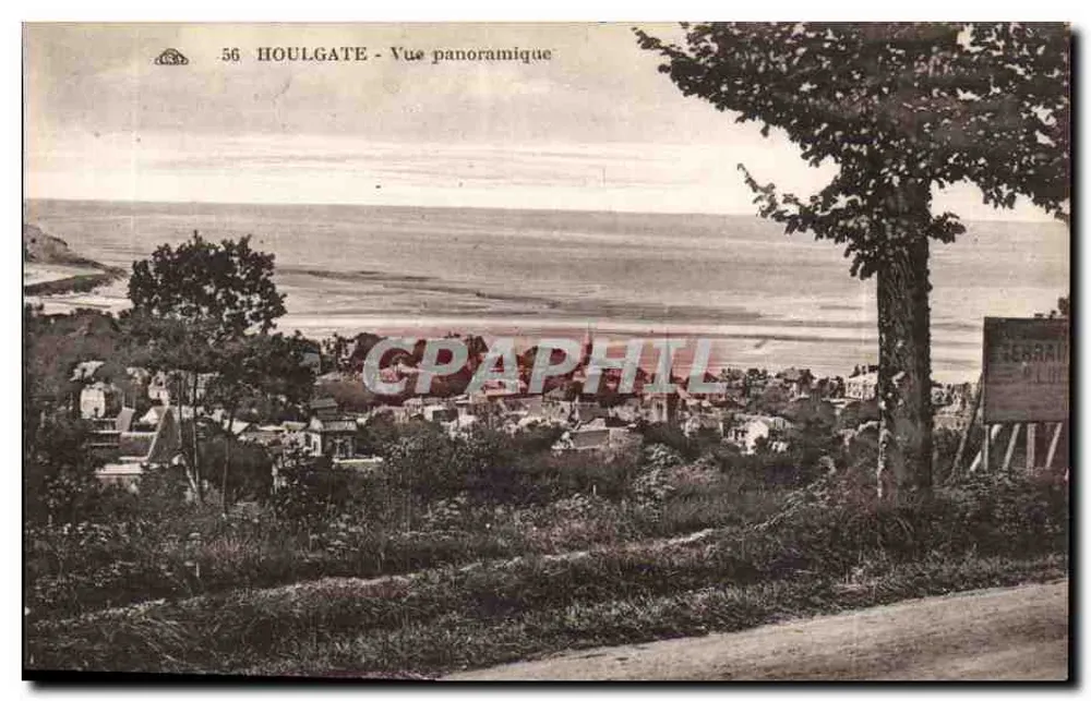 Houlgate - Vista panorâmica — série 56 — editor Cie Alsaciens des Arts Phonographiques, Strasbourg - Frente