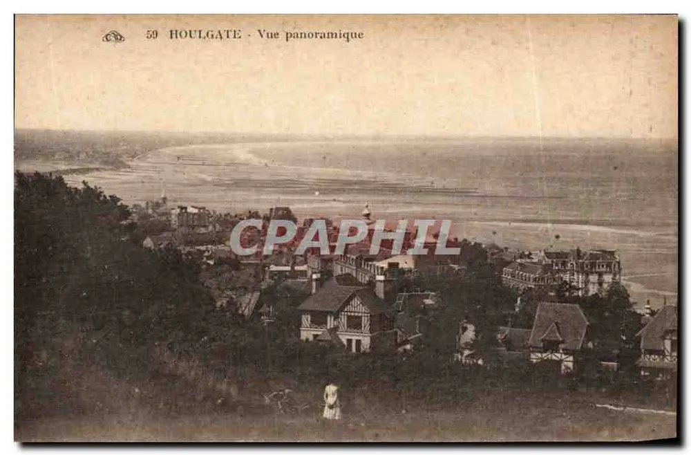 Houlgate - Vista panorâmica — edição de Strasbourg, n° 59 - Frente