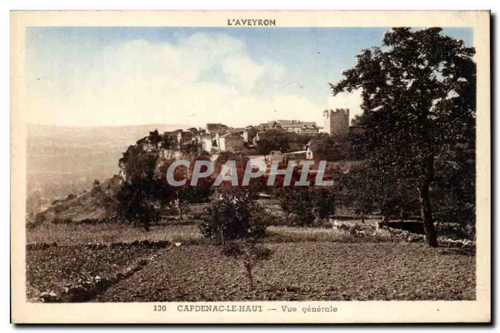 Capdenac-le-Haut — Vista geral — Ed. Pyrénées-Océan, n° 130 - Frente