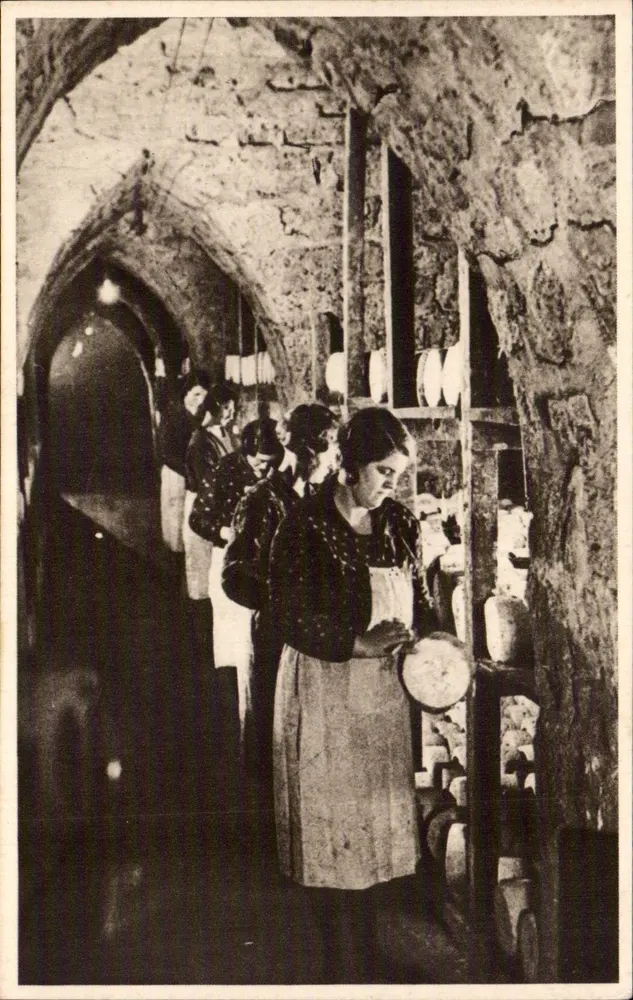 Roquefort-Höhle — Käsealterung — Société des Caves de Roquefort - Vorderseite