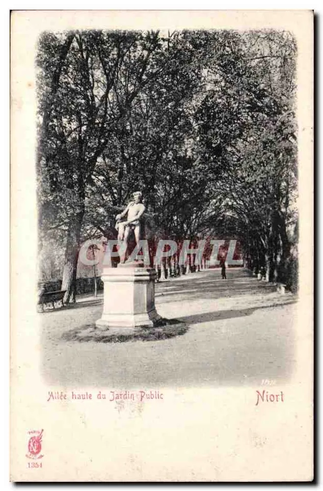 Höhere Allee des öffentlichen Gartens — Niort - Vorderseite