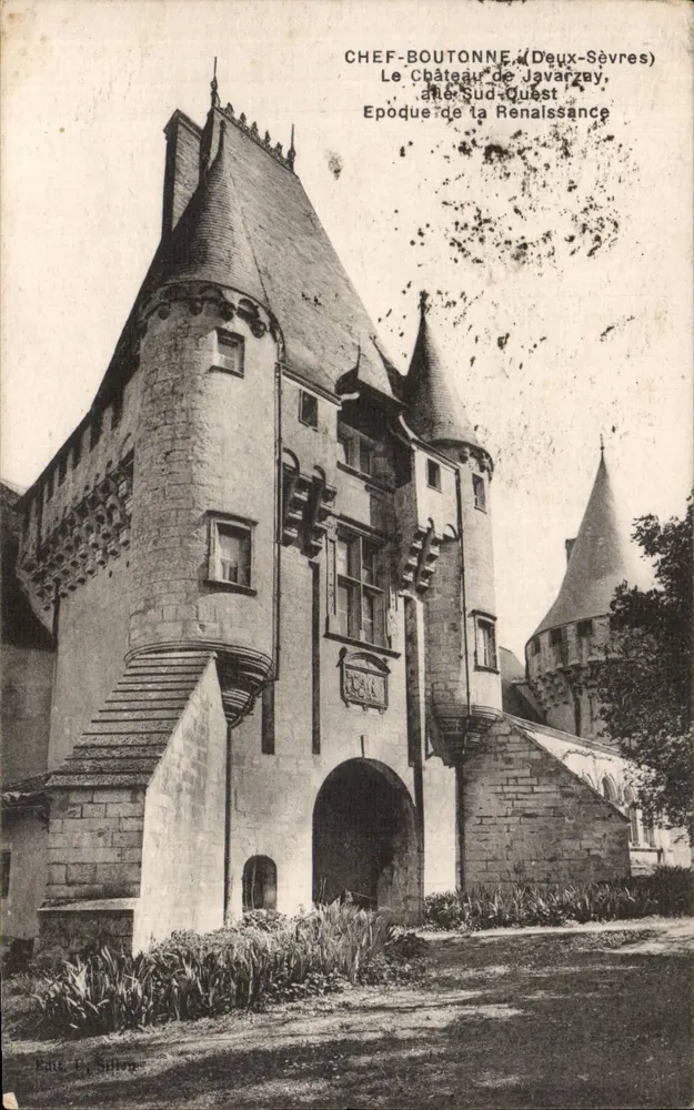 Chef-Boutonne (Deux-Sèvres) — Schloss Javarzay, Renaissance-Zeit — Verleger H. Sulton - Vorderseite