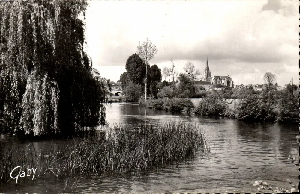 Saint-Maixent-l'École — Die Sèvre-Niortaise und die Kirche St-Léger — Editions Gaby - Vorderseite