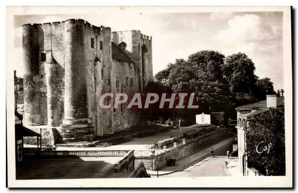 Castelo de Niort — vista do donjon — editor Cap - Frente