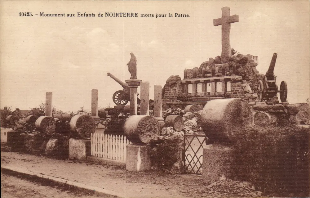 Denkmal für die Kinder von NOIRTERRE, die für das Vaterland gestorben sind — Seriennummer 10425 - Vorderseite