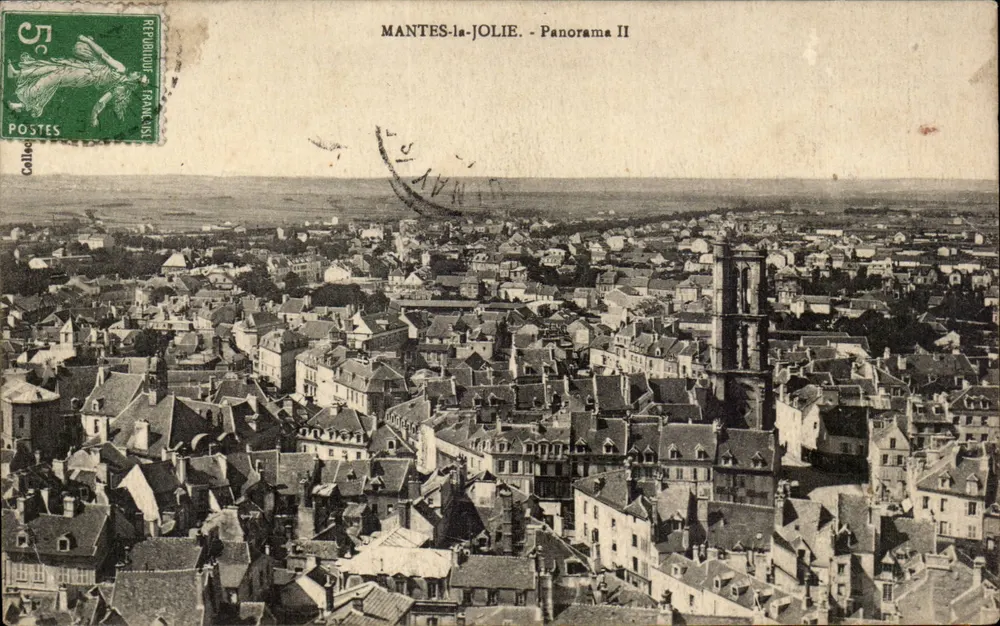 MANTES-la-JOLIE - Panorama II — editor Mantes-la-Jolie, n° de série II - Frente