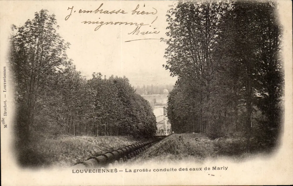 Louveciennes — Die große Wasserleitung von Marly — Mlle Boochot, Louveciennes - Vorderseite