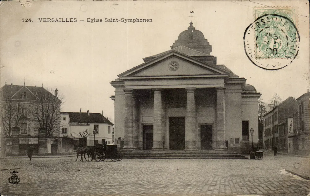 Versailles — Igreja de São Simforiano — Editor anônimo, n° 124 - Frente