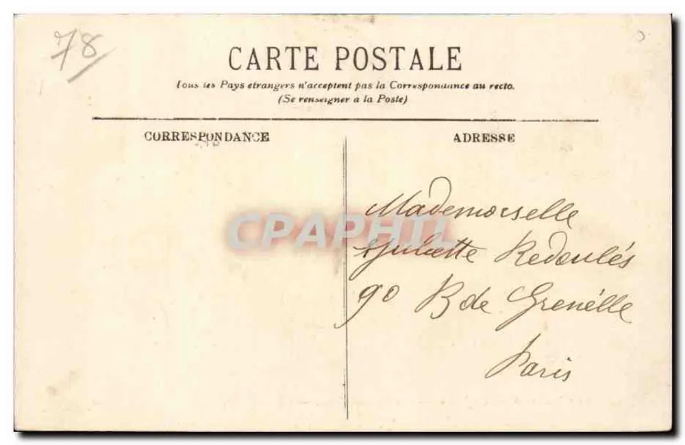Versailles — Il Giardino — Le Grandes Eaux — LL. — n°34 - Verso