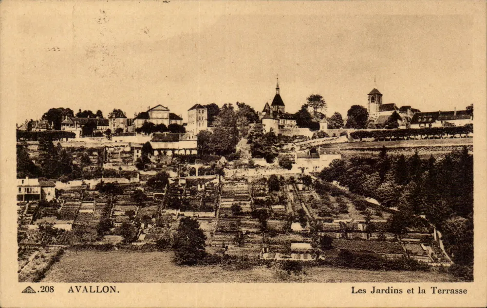 Avallon — Jardins e a Terrasse — Edição de Avallon n°208 - Frente